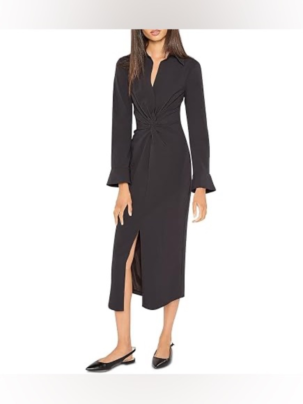 Cinq à Sept  Mckenna Long Sleeve Midi Dress
